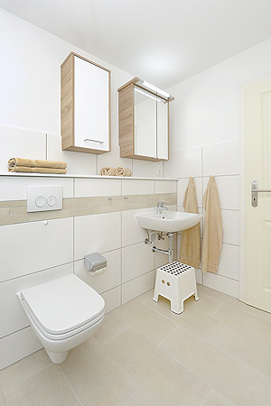 Ferienwohnung „Früchtboen“ - Badezimmer