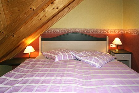 Ferienwohnung Lindenwohnung - Schlafzimmer