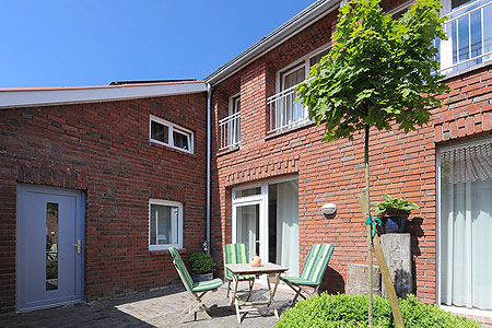 Ferienwohnung Milchkammer 1 - Terrasse