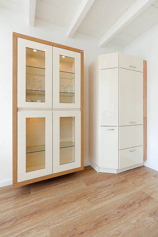 Ferienwohnung Milchkammer 6 - Wohnzimmer mit integriertem Küchenbereich