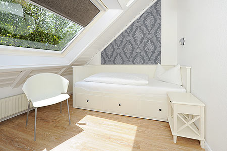 Ferienwohnung „Ünnert Oeken“ - Schlafzimmer 3/Kinderzimmer