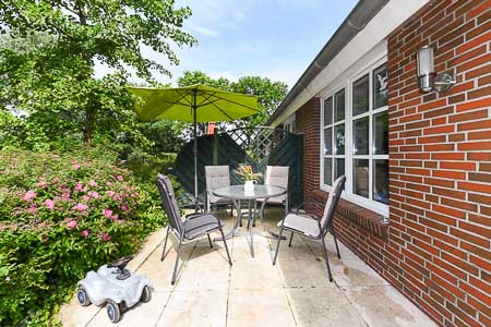 Ferienwohnung „Kuh“ - Terrasse