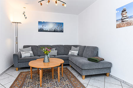 Ferienwohnung „Kuh“ - Wohnzimmer