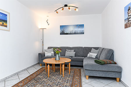 Ferienwohnung „Kuh“ - Wohnzimmer