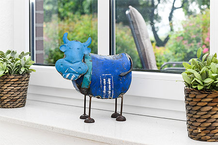 Ferienwohnung „Kuh“ - Wohnzimmer