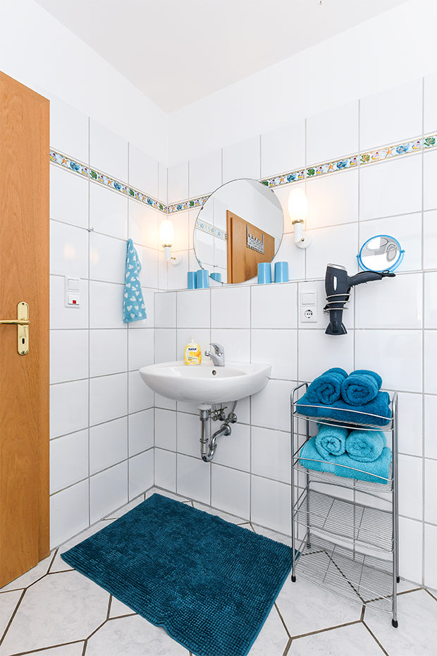 Ferienwohnung „Seestern“ - Badezimmer