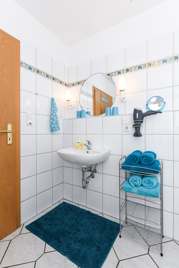 Ferienwohnung „Seestern“ - Badezimmer