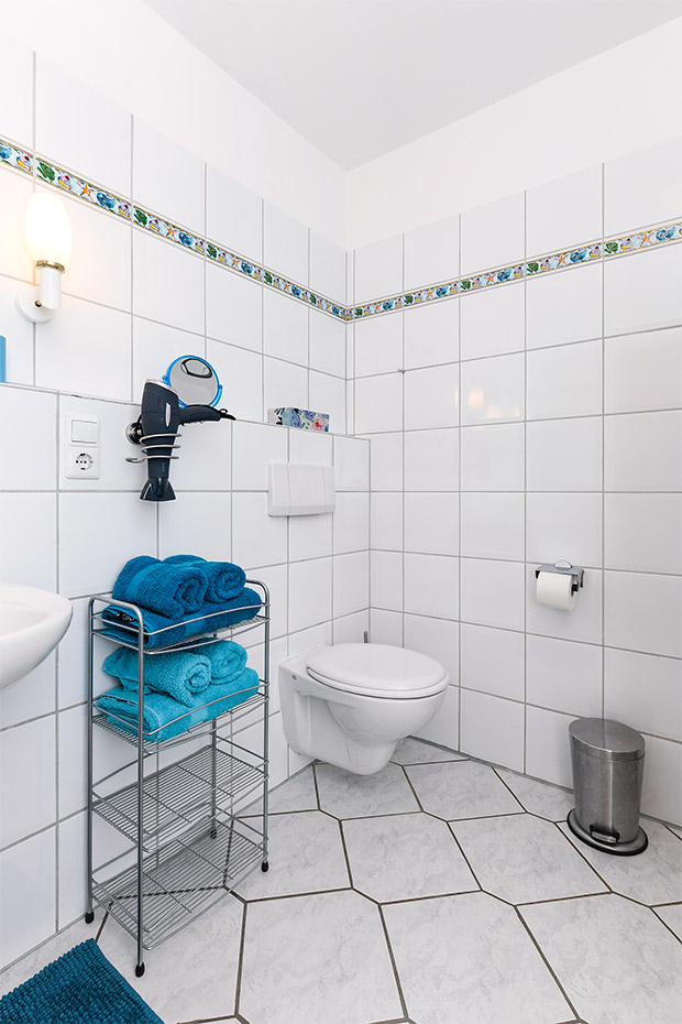 Ferienwohnung „Seestern“ - Badezimmer