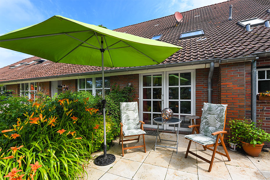 Ferienwohnung „Seestern“ - Terrasse