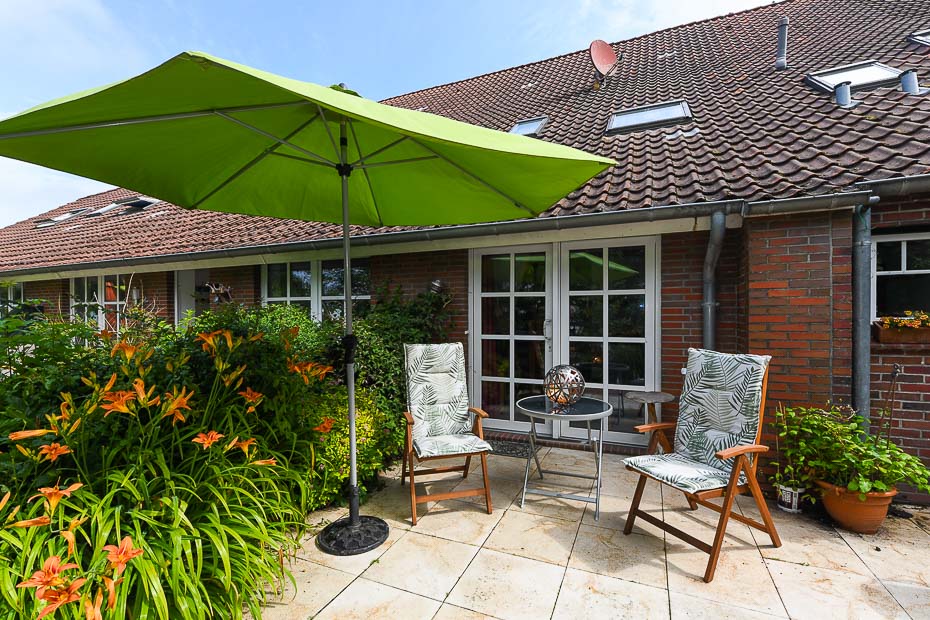 Ferienwohnung „Seestern“ - Terrasse