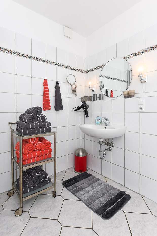 Ferienwohnung „Utkiek“ - Badezimmer