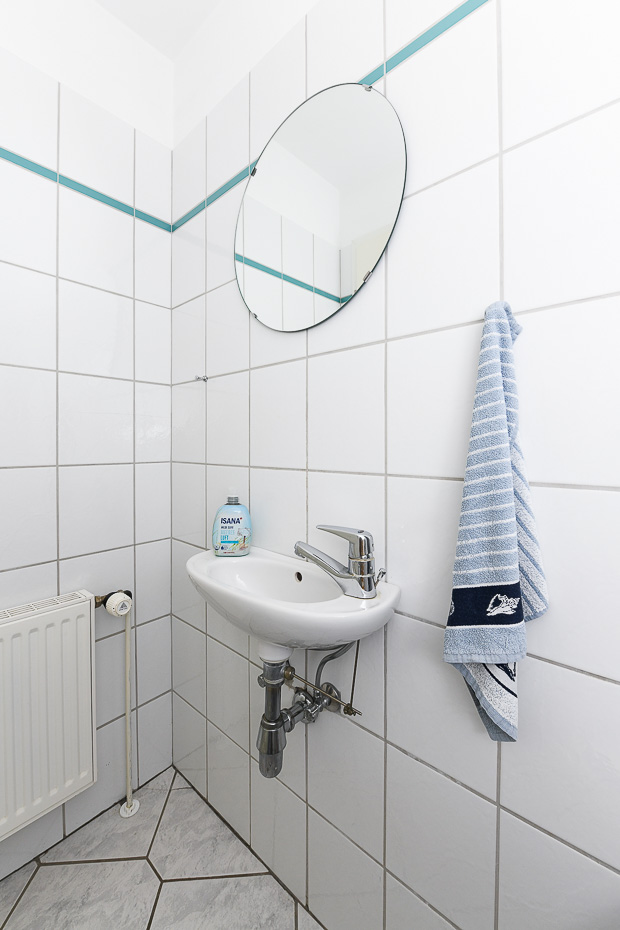 Ferienwohnung „Utkiek“ - separates WC im Obergeschoss