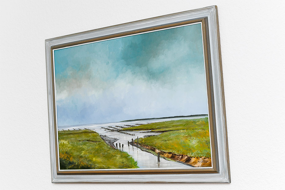 Ferienwohnung „Utkiek“ - Wohnzimmer