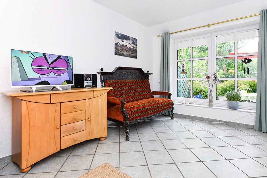 Ferienwohnung „Utkiek“ - Wohnzimmer