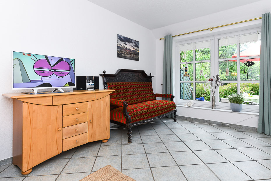 Ferienwohnung „Utkiek“ - Wohnzimmer