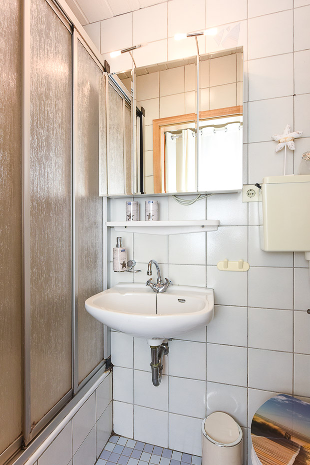 Ferienwohnung „West“ - Badezimmer