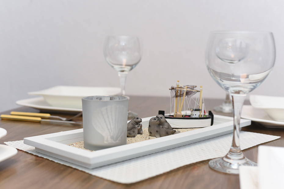 Ferienwohnung „West“ - Wohnzimmer mit integriertem Küchenbereich