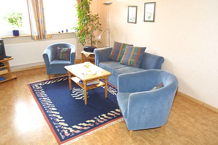 Ferienwohnung „Hafer“ - Wohnraum mit integrierter Küche