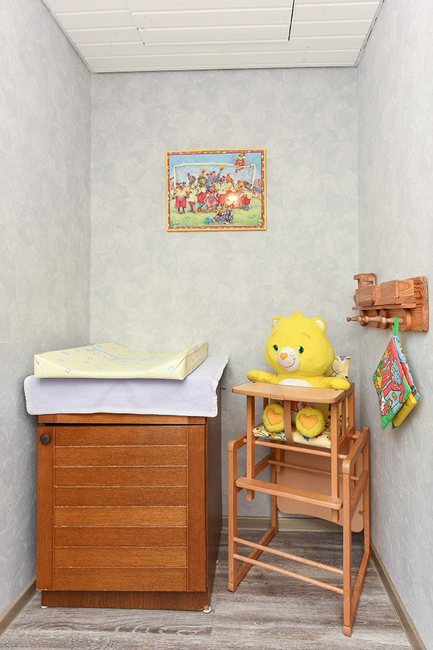 Ferienwohnung - Flur mit Wickelkommode