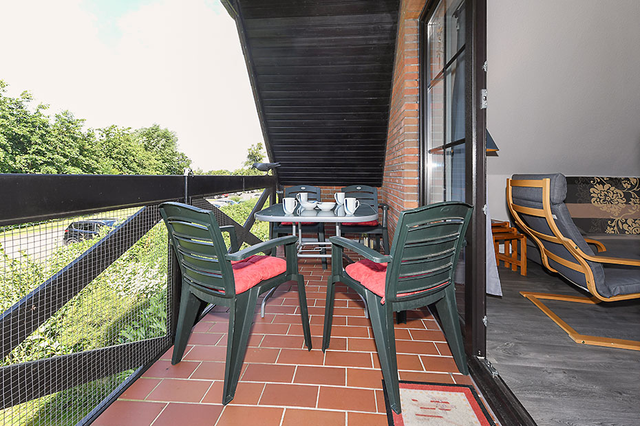 Ferienwohnung „Seepferdchen“ - Loggia