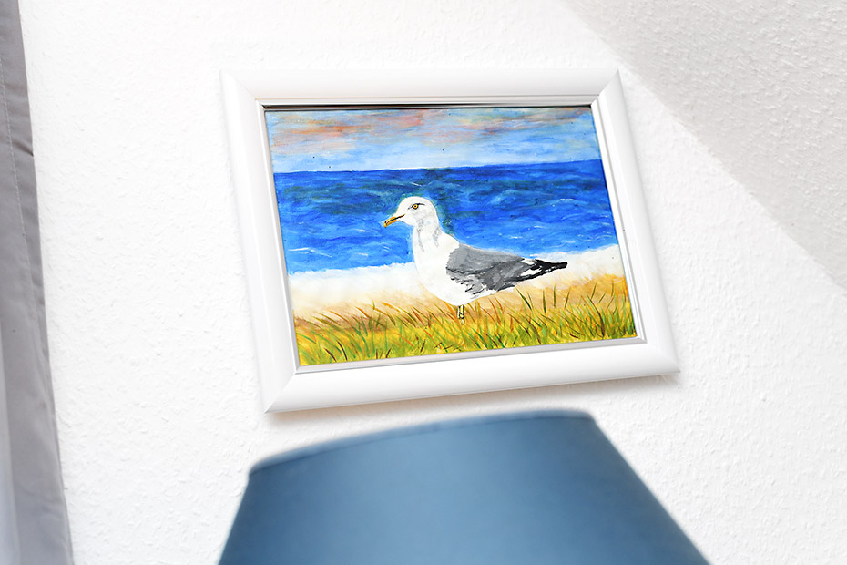 Ferienwohnung „Seepferdchen“ - Wohnraum mit integrierter Küche