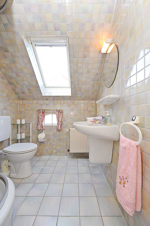 Ferienwohnung im Landhaus „Eulennest“ - Badezimmer