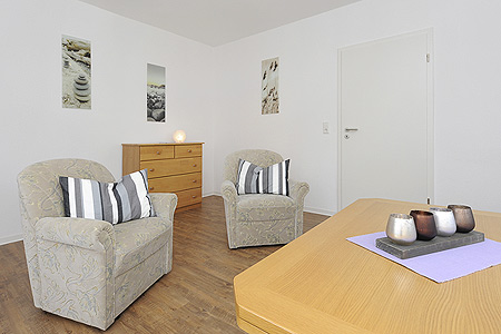 Ferienwohnung „Erdgeschoss“ - Wohnzimmer