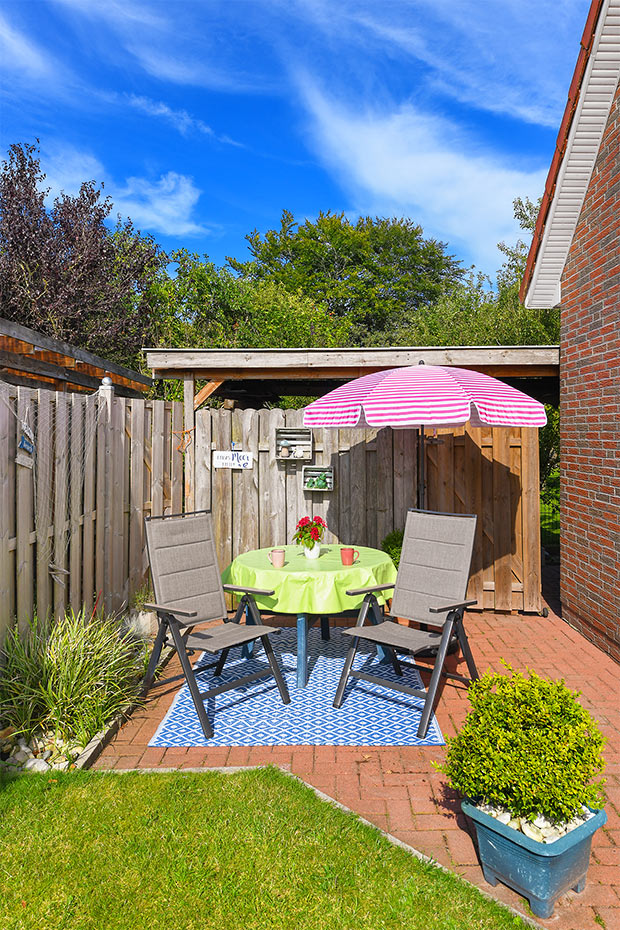 Ferienwohnung „Haus Janssen“ - Terrasse