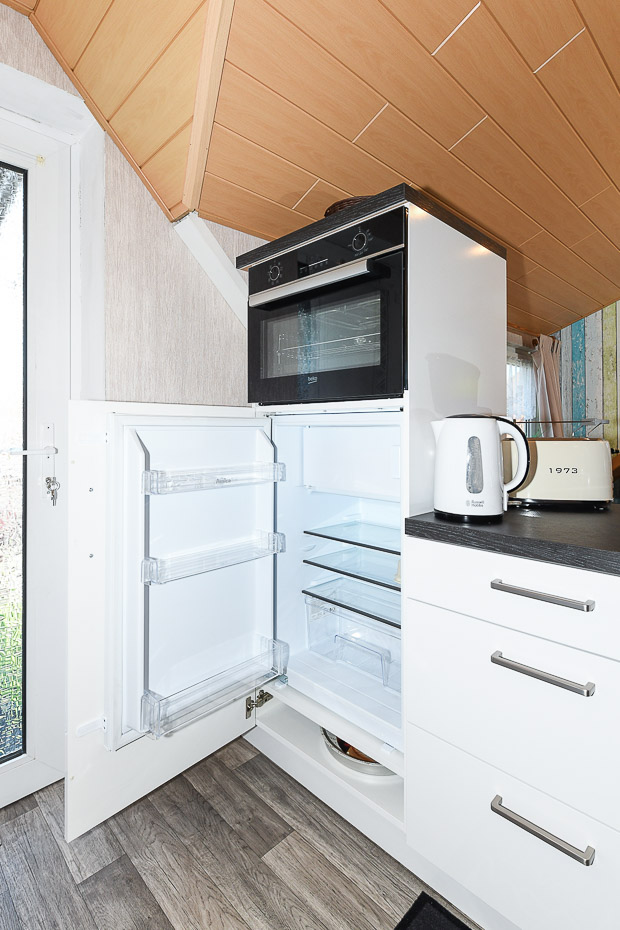 Ferienwohnung „Haus Janssen“ - Wohnzimmer mit integriertem Küchenbereich