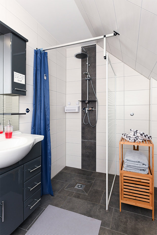 Ferienwohnung „Nordmoor“ - Badezimmer