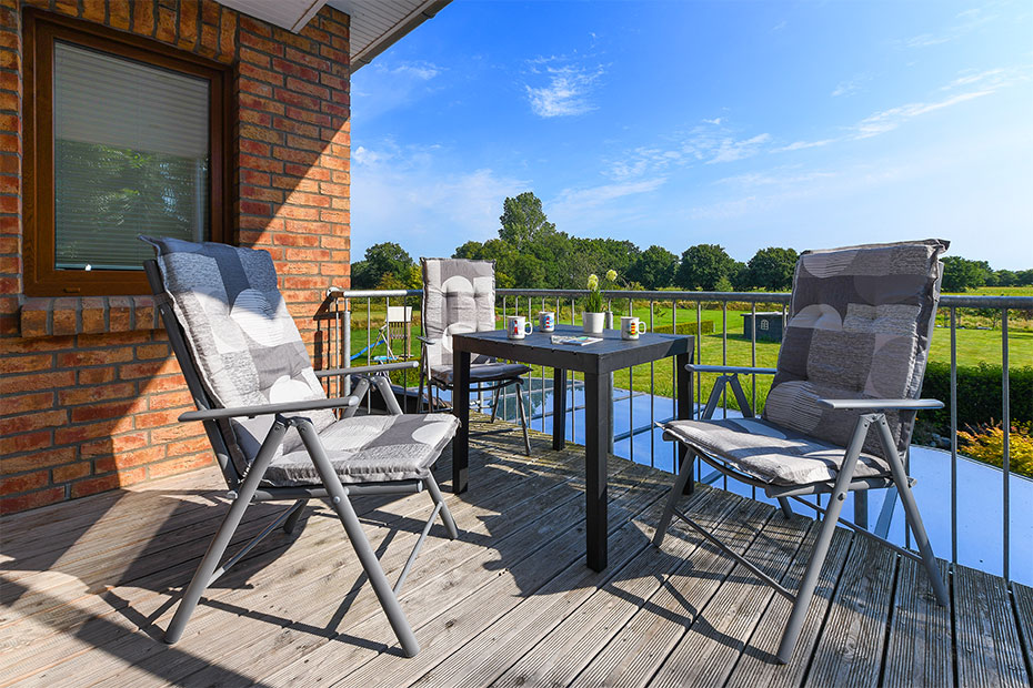 Ferienwohnung „Rehblick“ - Balkon