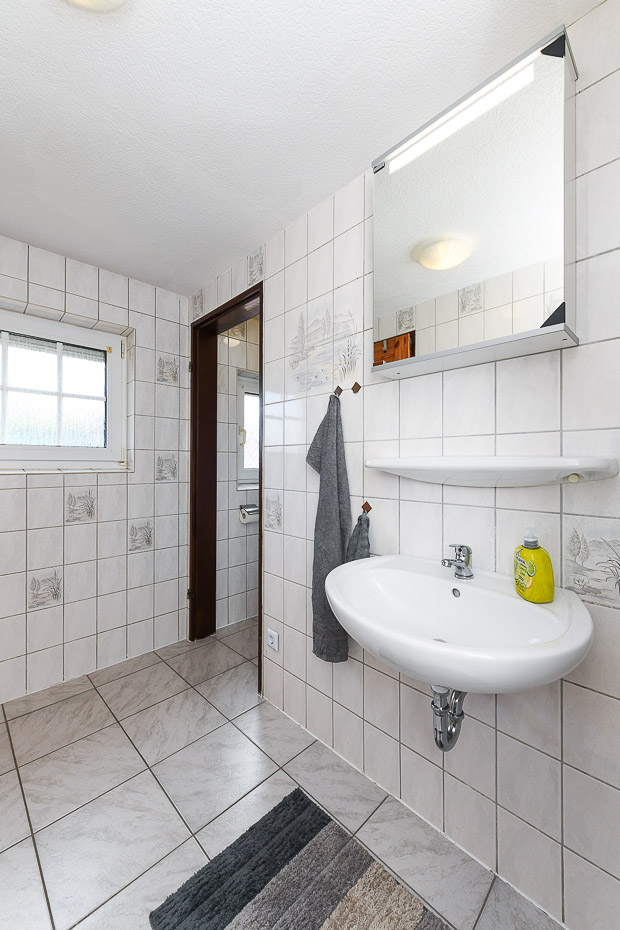 Ferienwohnung „Spielwiese“ - Badezimmer