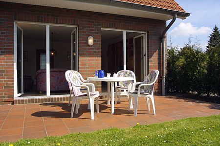 Ferienwohnung „Im Gastfeld 2 A“ - Terrasse