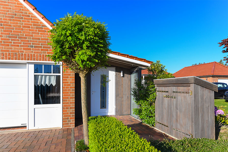 Ferienwohnung 1 - Verschließbarer Fahrradschuppen mit Lademöglichkeit