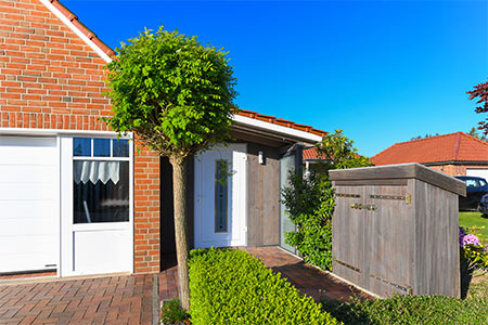 Ferienwohnung 1 - Verschließbarer Fahrradschuppen mit Lademöglichkeit
