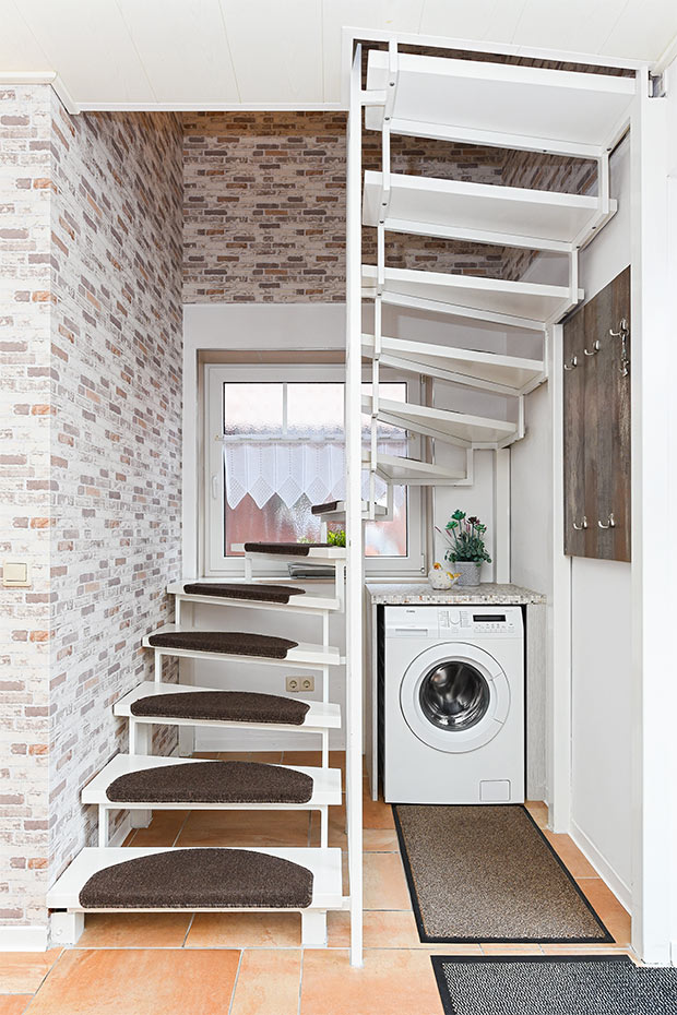 Ferienwohnung 1 - Wohnzimmer mit integriertem Küchenbereich