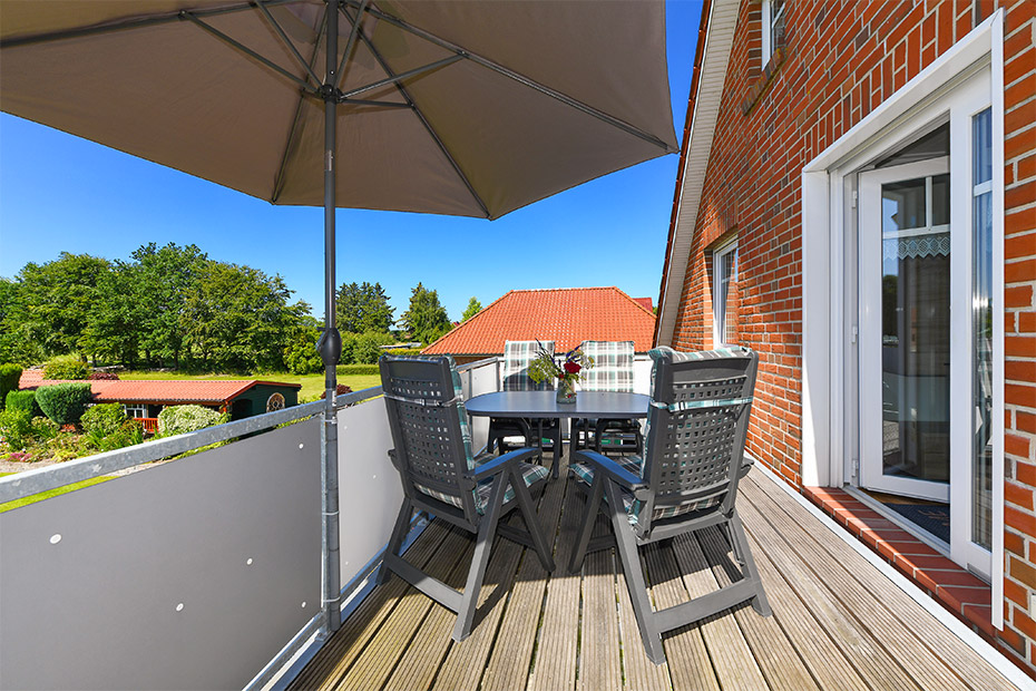 Ferienwohnung 2 - Balkon Richtung Süden