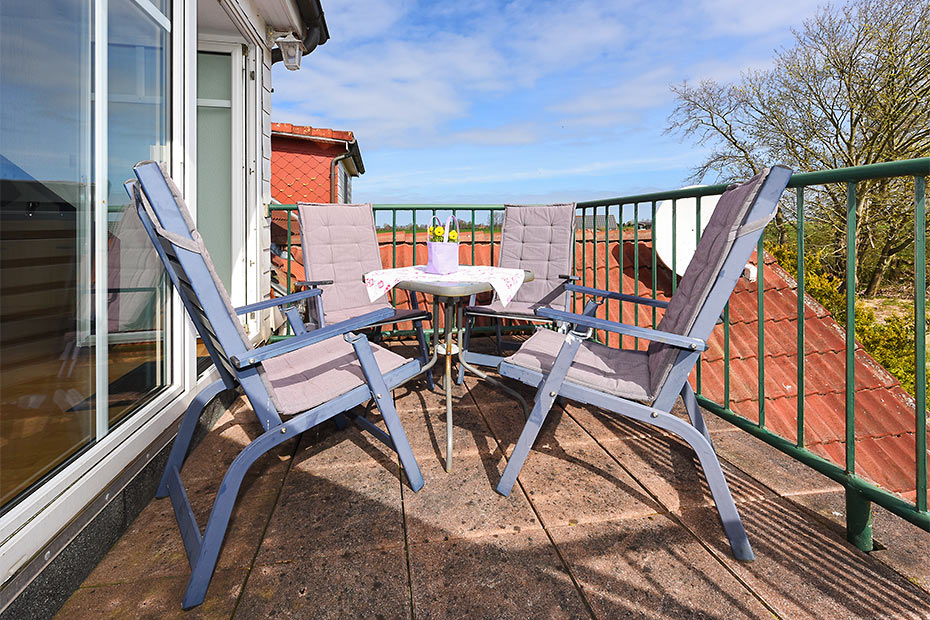 Ferienwohnung „Mühlenblick“ - Balkon