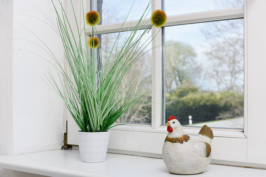 Ferienwohnung „Schwalbennest“ - Wohnraum mit integrierter Küche