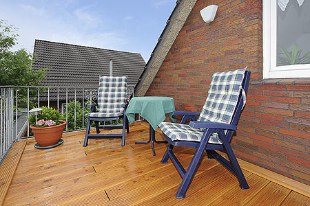 Ferienwohnung „Haus Gerdes“ - Balkon
