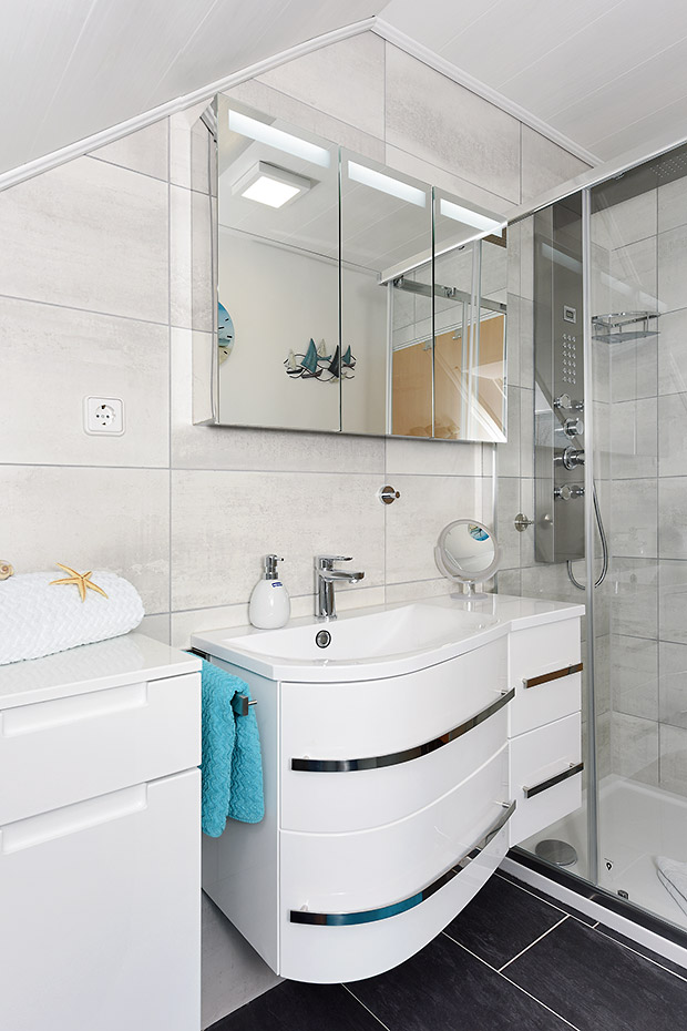 Ferienwohnung 1 - Badezimmer