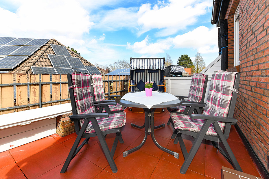 Ferienwohnung 3 - Dachterrasse