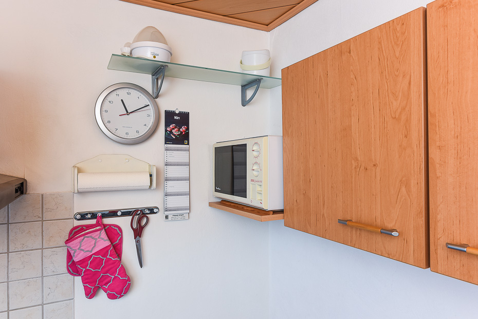 Ferienwohnung 3 - Wohnzimmer mit integriertem Küchenbereich