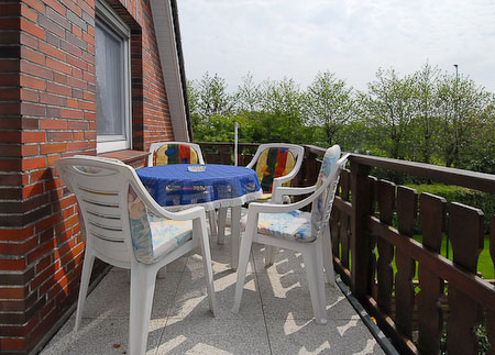 Ferienwohnung „Schwalbe“ - Balkon