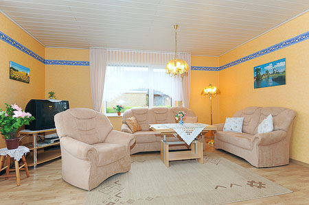 Ferienwohnung „Seehund“ - Wohnzimmer