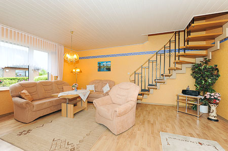 Ferienwohnung „Seehund“ - Wohnzimmer