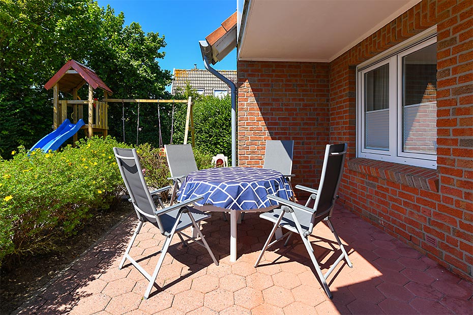 Ferienwohnung 4c - Terrasse