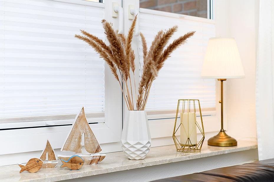 Ferienwohnung 4c - Wohnzimmer mit integriertem Küchenbereich