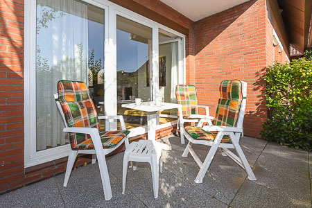 Ferienwohnung 5 - Terrasse