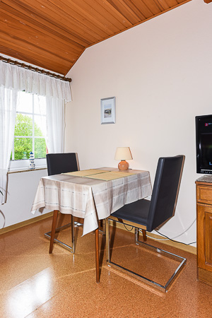 Ferienwohnung III - Wohnzimmer mit integriertem Küchenbereich